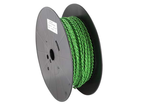 ACV 51-150-111 Lautsprecherkabel verdrillt 2x1.50mm² grün/grün-schwarz 100m