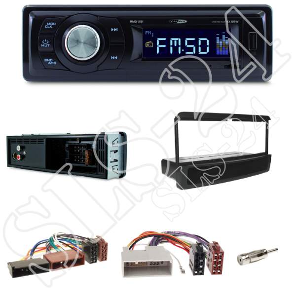Radioeinbauset Ford Escort Transit Scorpio Mazda 121 + Caliber RMD021 - USB/Micro-SD/FM Tuner/AUX-IN