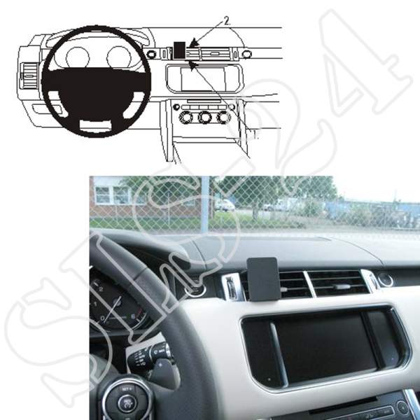 BRODIT 854936 ProClip Halterung - Land Rover Range Rover Sport Modell 2014 GPS PDA KFZ Halter