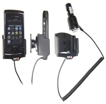 Brodit 512127 Mobile Phone Halter - LG EnV Touch - aktiv - PDA Halterung mit KFZ-Ladekabel