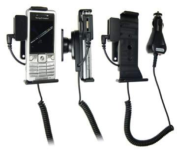 Brodit 965299 Mobile Phone Halter - Sony Ericsson C510 - aktiv - Halterung mit KFZ-Ladekabel