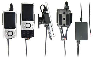 Brodit 513151 - PDA Halter - Nokia 6700 Slide - aktiv - Halterung - mit Molex Adapter