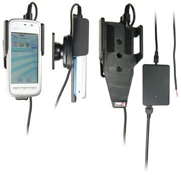 Brodit 513124 Mobile Phone Halter - Nokia 5230 Handy Halterung - aktiv - mit Molex-Adapter