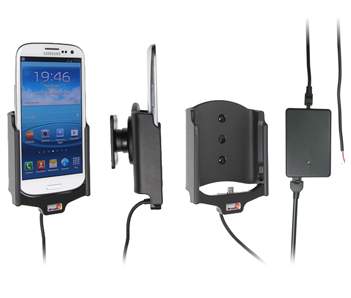 Brodit 513398 Mobile Phone Halter - Samsung Galaxy SIII i9300 - aktiv - Halterung mit Molex-Adapter