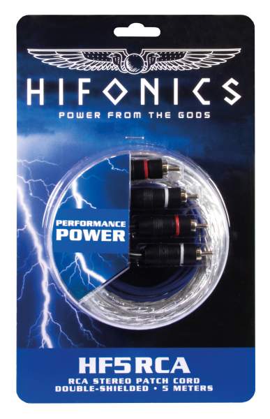 Hifonics HF5RCA Performance RCA Stereokabel