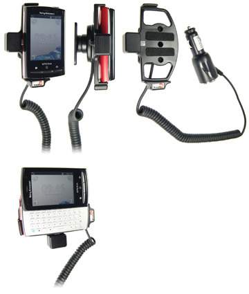 Brodit 512171 Mobile Phone Halter - Sony Ericsson Xperia X10 mini Pro - aktiv - mit KFZ-Ladekabel