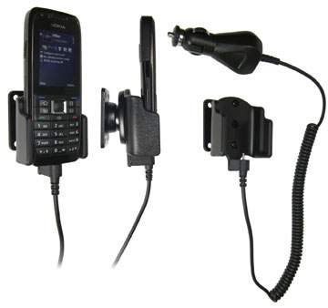 Brodit 965180 Mobile Phone Halter - Nokia E51 Handy Halterung - aktiv - incl. Ladekabel