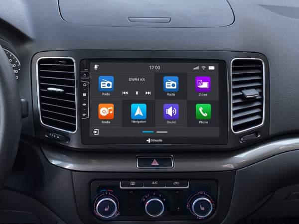 Dynavin 9-Zoll Android Navigationssystem D8-DF56 Premium Flex für VW Sharan Seat Alhambra ab 2010 16