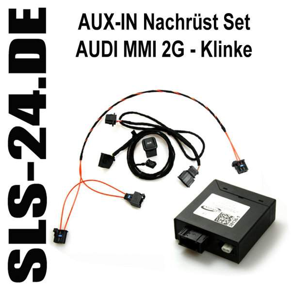 Kufatec 38138 AUX IN Interface Nachrüst-Set AUDI MMI 2G - Klinke