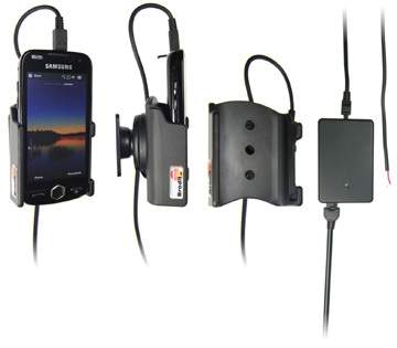 Brodit 513077 Mobile Phone Halter - SAMSUNG Omnia II - aktiv - Handy Halterung mit Molex-Adapter