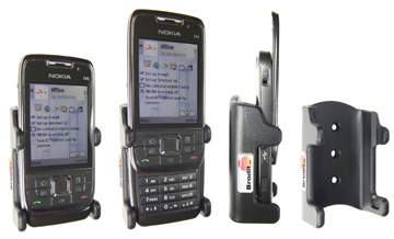 Brodit 870250 Mobile Phone Halter - Nokia E66 Handy Halterung - passiv - ohne Kugelgelenk