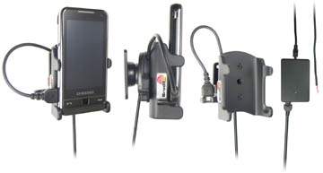 Brodit 971264 Mobile Phone Halter - SAMSUNG SGH-I900 / Omnia aktiv - Halterung mit Molex-Adapter