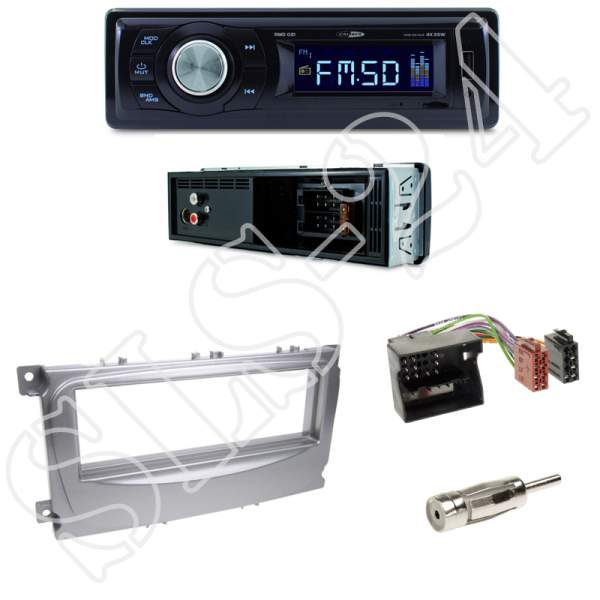 Radioeinbauset Ford Mondeo Focus Mondeo S-MAX C-MAX + Caliber RMD021 - USB/Micro-SD/FM Tuner/AUX-IN