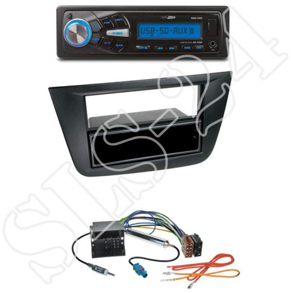 Radioeinbauset 2-DIN mit Fach Seat Altea XL Toledo + Caliber RMD050DAB-BT USB/SD/FM Tuner/AUX-IN/MP3