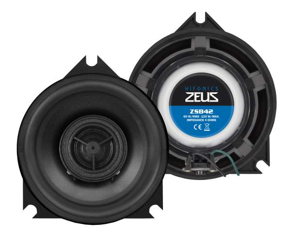 Hifonics ZSB42 10 cm (4") 2-Wege Koaxial-Lautsprecher für BMW/Mini
