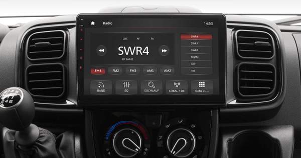 ESX VN1030-F8 Fahrzeugspezifischer i30 Smart Moniceiver mit 25,6 cm (10.1“) Touchscreen für Fiat Duc
