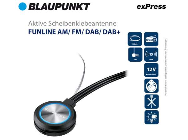 Blaupunkt DAB+ / UKW Radio Scheibenantenne BP_FUNLINE_DAB