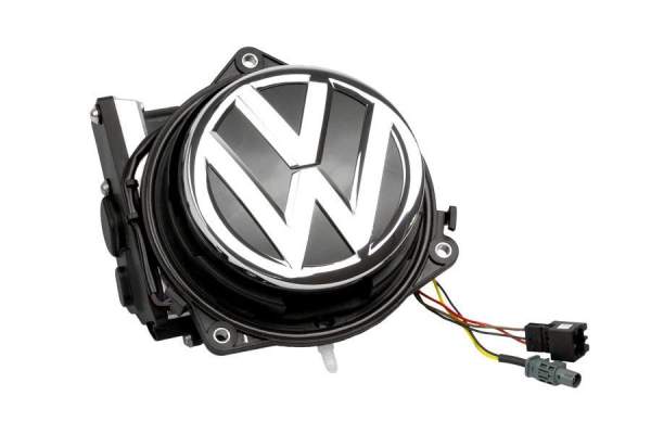 Komplett-Set: Emblemkamera Rückfahrkamera + Kabelsatz für VW Golf 7 (VII)