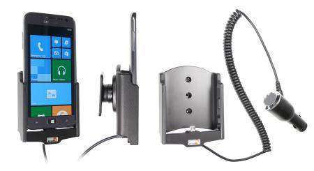 Brodit 512486 Mobile Phone Halter - Samsung Ativ S GT-I8750 - aktiv - Handy Halterung mit Ladekabel