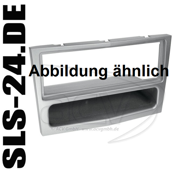 Autoradio Radioblende charcoal-metallic mit Ablagefach für Opel Signum 2003-2008
