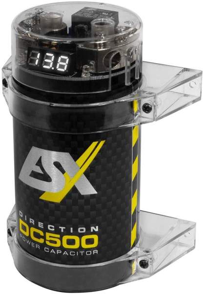 ESA DC500 Powercap 0,5 Farad Pufferkondensator mit Verteilerblock