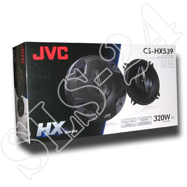 JVC 3-Wege Koaxial Lautsprecher CS-HX539 320 Watt 13 cm "Rubber Surround"