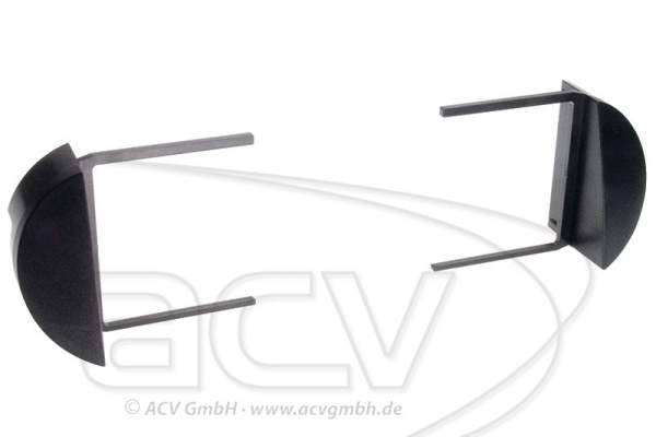 ACV 291320-03 1-DIN Radioblende Radiohalterung ISO VW New Beetle (schwarz) Rubber Touch