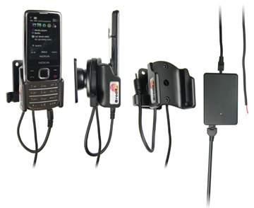 Brodit 513037 Mobile Phone Halter - Nokia 6700 Classic Handy Halterung - aktiv - mit Molex-Adapter