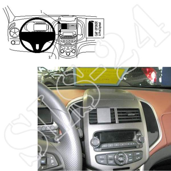 BRODIT 854680 ProClip Halterung - Chevrolet Aveo 2012 - KFZ / PDA / NAVI / GPS Halter