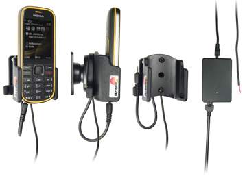 Brodit 513051 Mobile Phone Halter - Nokia 3720 Classic - aktiv Handy Halterung mit Molex-Adapter