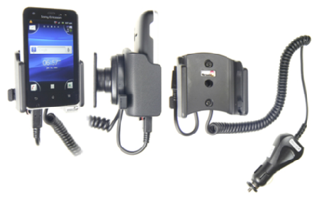Brodit 512298 - PDA Halter - Sony Ericsson Xperia Active - aktiv - Halterung - mit KFZ Ladekabel