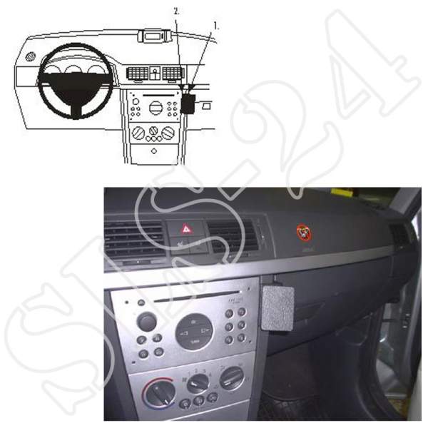 BRODIT 853262 ProClip Halterung - für Opel Meriva 2003 - 2010 KFZ / Navi / PDA Halter