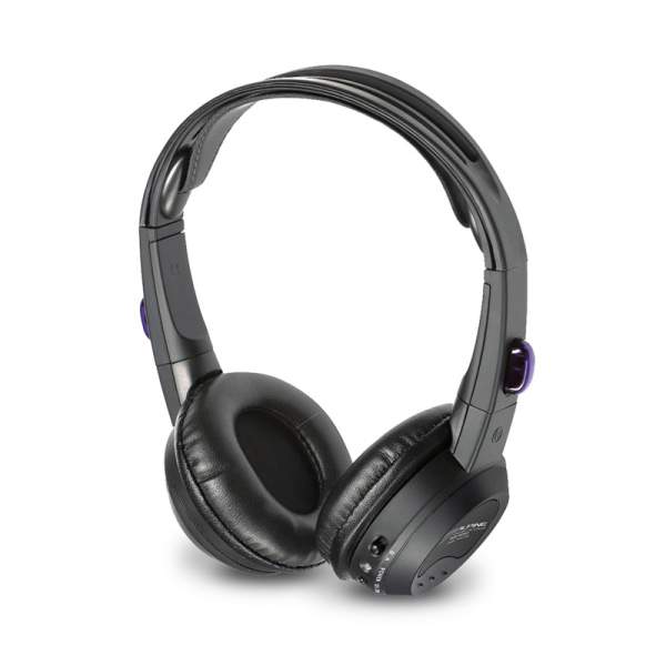 ALPINE SHS-N207 Kopfhörer 2 Kanal Infrarot Kopfhörer schwarz inklusive Batterie Headphones black