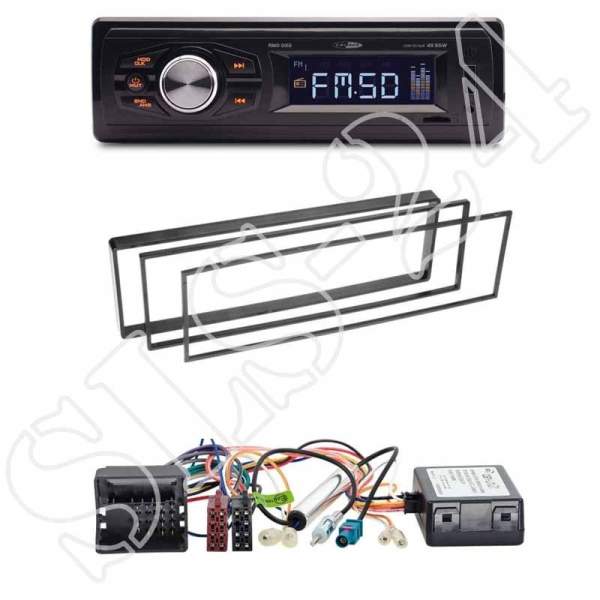 Radioeinbauset 1-DIN + CAN-Bus Citroën Peugeot + Caliber RMD022 USB / Micro-SD/FM Tuner/AUX-IN