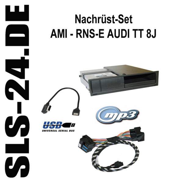 Kufatec 37587-1 Nachrüst-Set AMI (Audi music interface) RNS-E Audi TT 8J mit USB-Anschlusskabel