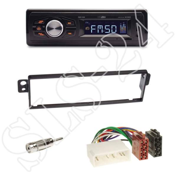 Radioeinbauset 1-DIN Chevrolet/Daewoo Kalos+Caliber RMD021 Autoradio USB / Micro-SD/FM Tuner/AUX-IN