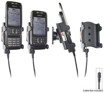 Brodit 906250 Mobile Phone Halter - Nokia E66 Handy Halterung - aktiv - Anschluss-Vorbereitung