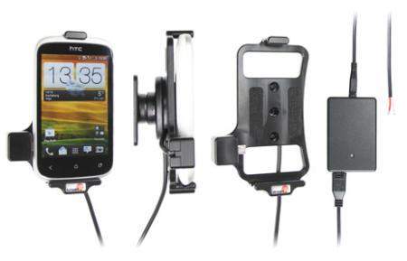 Brodit 513420 Mobile Phone Halter - HTC Desire C - aktiv - Halterung mit Molex Adapter