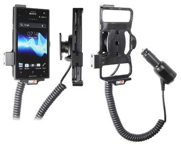 Brodit 512424 - PDA Halter - Sony Xperia Acro S - aktiv - Halterung - mit KFZ Ladekabel
