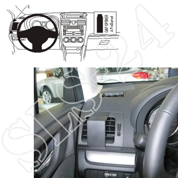 BRODIT 804905 ProClip Halterung - Subaru Forester/ Levorg GPS / KFZ / PDA Halter