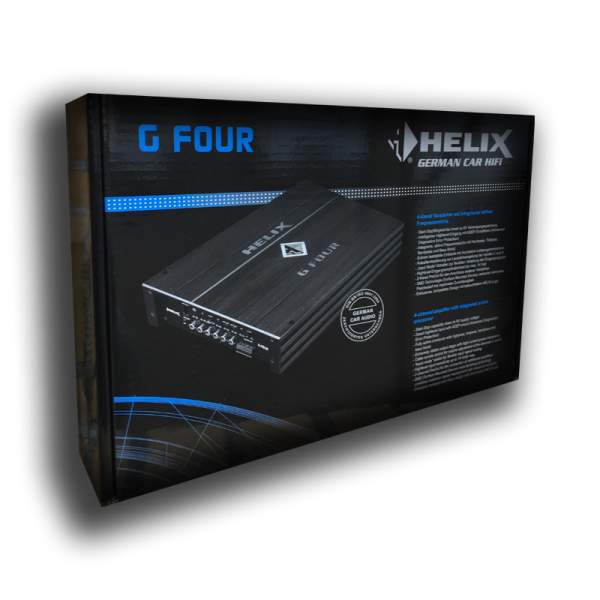 Helix G-Four - 4 Kanal Endstufe / Verstärker analog 4 x 120W WRMS / 4 x Cinch / ADEP