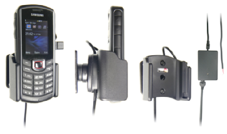 Brodit 513291 Mobile Phone Halter - Samsung Xcover 271 GT-B2710 aktiv Handy Halter mit Molex-Adapter