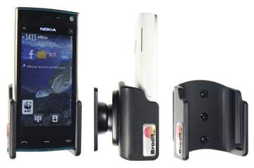 Brodit 511125 Mobile Phone Halter - Nokia X6 Handy Halterung - passiv - mit Kugelgelenk