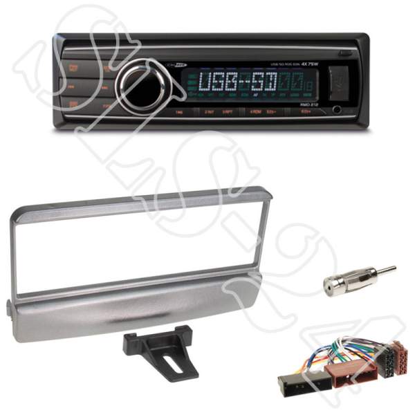 Radioeinbauset 1-DIN Ford Fiesta Focus Escort Mazda + Caliber RMD212 Radio USB/SD/MP3/AUX-IN/ohne LW