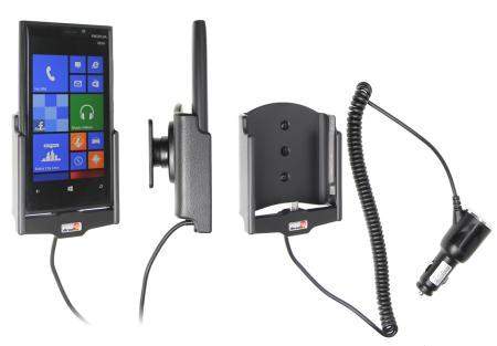 Brodit 512462 Mobile Phone Halter - Nokia Lumia 920 Handy Halterung - aktiv - mit KFZ-Ladekabel