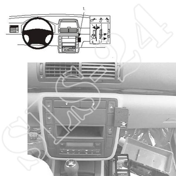 BRODIT 852836 ProClip Halterung - VW Sharan 2001 - 2009 / Seat Alhambra 2001 - 2009