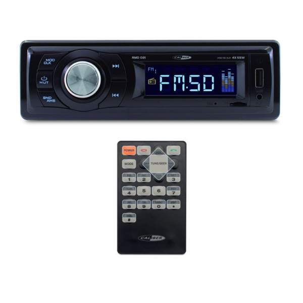 Caliber RMD 021 inkl. FeBe USB / Micro SD / FM Tuner / AUX-In / MP3 / RCA output / 35mm Einbautiefe