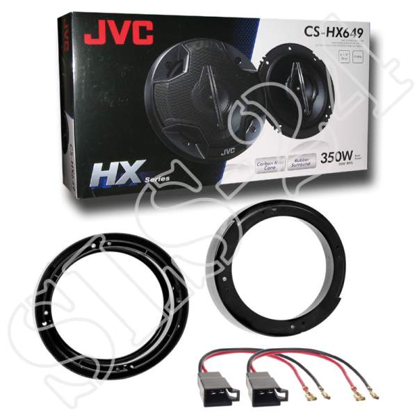 JVC 4-Wege Koaxial Lautsprecher CS-HX649 350 Watt für VW Polo Fox Lupo New Beetle