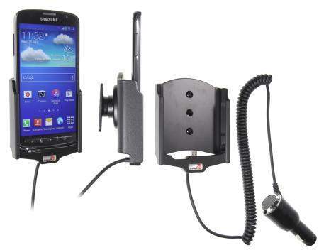 Brodit 512545 Mobile Phone Halter - Samsung S4 Active GT-I9295 - aktiv - Halterung mit KFZ Ladekabel