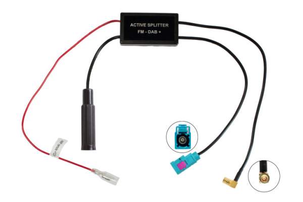 203.012P-0 Antennensignal-Verteiler aktiv - für passive Antennen Stecker: DIN / FAKRA